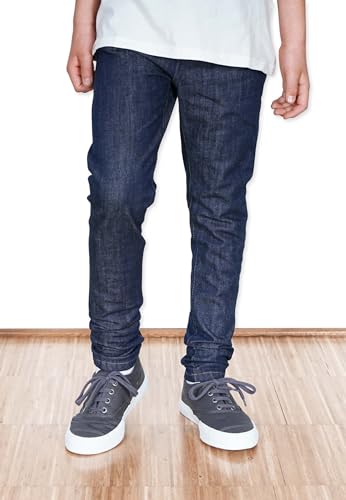 Band of Rascals Kinder Hose Skinny aus Bio-Baumwolle, raw-Denim, Gr. 134 von Band of Rascals