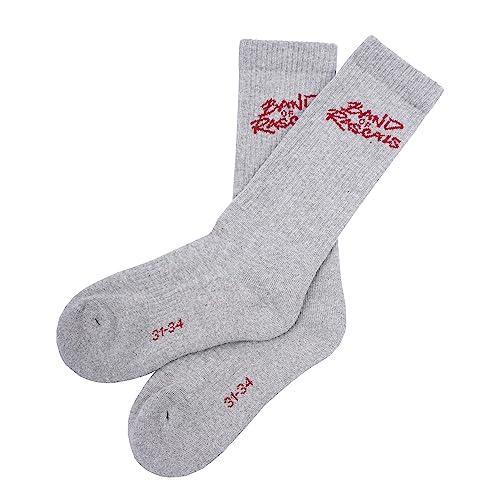 Band of Rascals Kinder Socken Signature aus Bio-Baumwolle, grey-brick-red, Gr. 39/42 von Band of Rascals