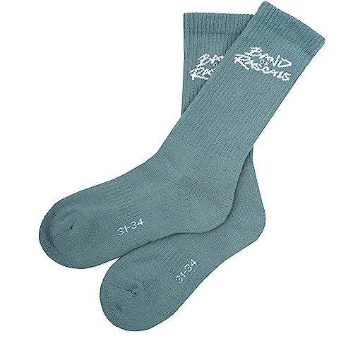 Band of Rascals Kinder Socken Signature aus Bio-Baumwolle, sage, Gr. 31/34 von Band of Rascals