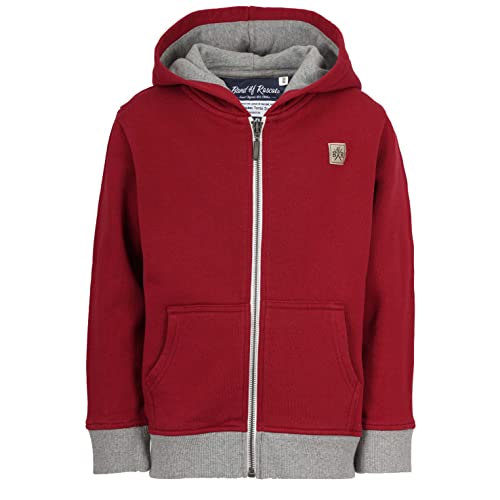 Band of Rascals Kinder Sweatjacke Basic aus Bio-Baumwolle, Brick-red, Gr. 110/116 von Band of Rascals