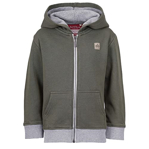 Band of Rascals Kinder Sweatjacke Basic aus Bio-Baumwolle, Olive, Gr. 122/128 von Band of Rascals