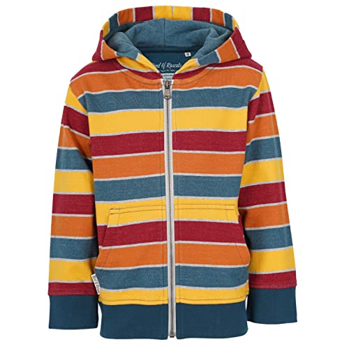 Band of Rascals Kinder Sweatjacke Melange Striped aus Bio-Baumwolle, Multi-Color, Gr. 152 von Band of Rascals