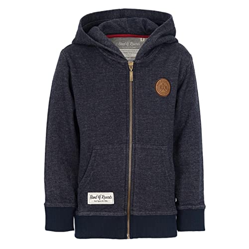 Band of Rascals Kinder Sweatjacke Denim aus Bio-Baumwolle, Navy, Gr. 164 von Band of Rascals