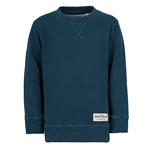 Band of Rascals Kinder Sweatshirt Basic aus Bio-Baumwolle, Dark-Petrol, Gr. 122/128 von Band of Rascals