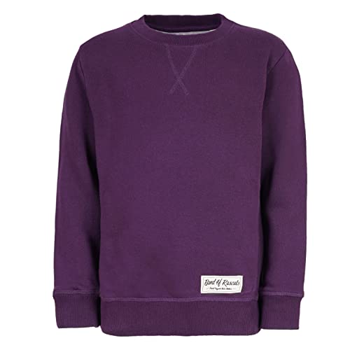 Band of Rascals Kinder Sweatshirt Basic aus Bio-Baumwolle, Dark-Purple, Gr. 134 von Band of Rascals