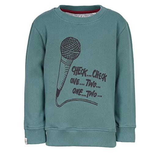 Band of Rascals Kinder Sweatshirt Check Check aus Bio-Baumwolle, sage, Gr. 158 von Band of Rascals