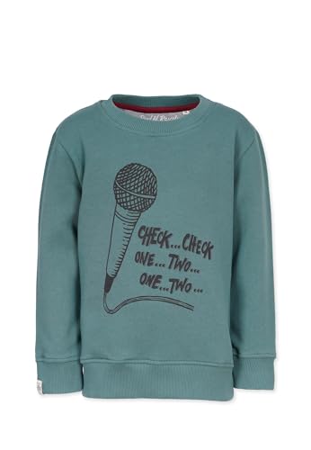 Band of Rascals Kinder Sweatshirt Check Check aus Bio-Baumwolle, sage, Gr. 158 von Band of Rascals