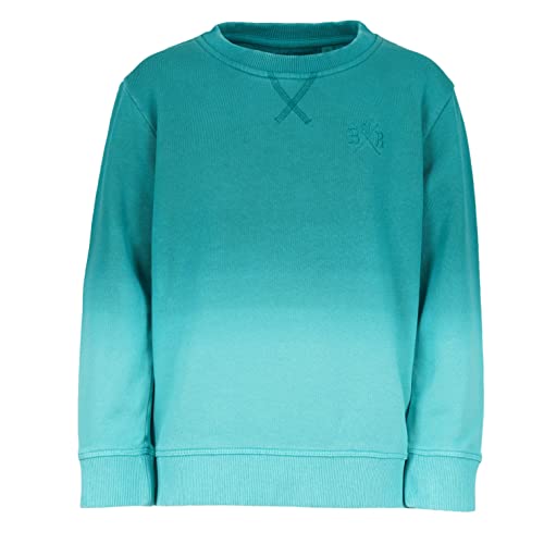 Band of Rascals Kinder Sweatshirt Dip Dye aus Bio-Baumwolle, Petrol, Gr. 110/116 von Band of Rascals