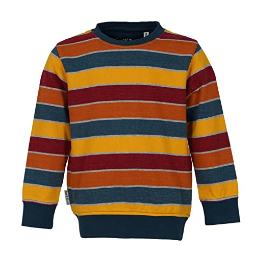 Band of Rascals Kinder Sweatshirt Melange Striped aus Bio-Baumwolle, Multi-Color, Gr. 140 von Band of Rascals