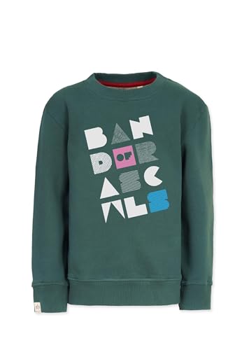 Band of Rascals Kinder Sweatshirt Shapes aus Bio-Baumwolle, Cilantro-Green, Gr. 140 von Band of Rascals