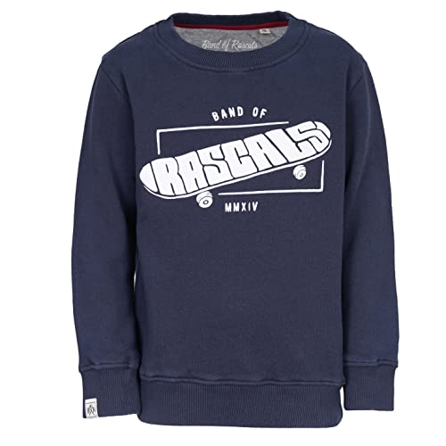 Band of Rascals Kinder Sweatshirt Skateboard aus Bio-Baumwolle, Navy, Gr. 134 von Band of Rascals