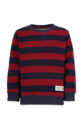 Band of Rascals Kinder Sweatshirt Striped aus Bio-Baumwolle, Navy-red, Gr. 164 von Band of Rascals