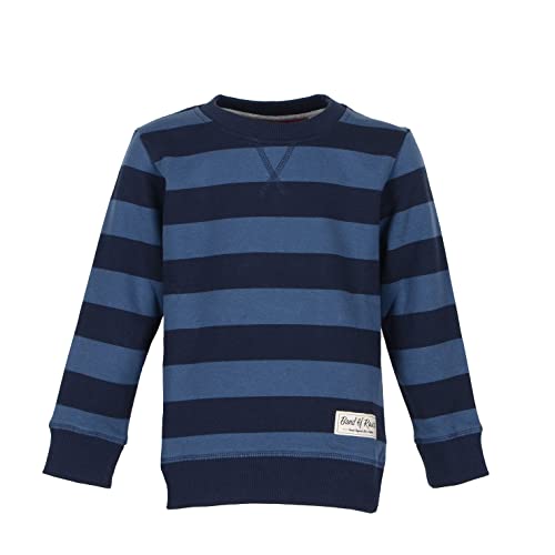 Band of Rascals Kinder Sweatshirt Striped aus Bio-Baumwolle, Navy-Blue, Gr. 110/116 von Band of Rascals