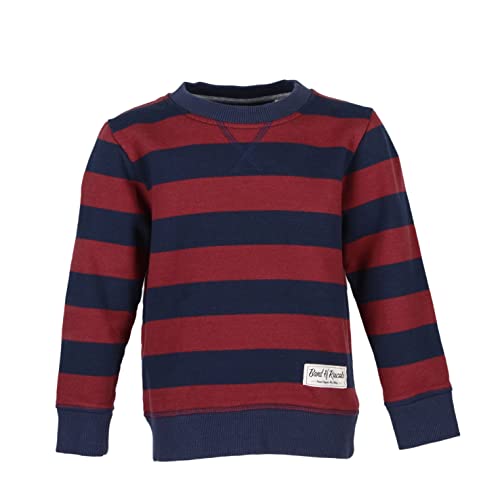 Band of Rascals Kinder Sweatshirt Striped aus Bio-Baumwolle, Navy-red, Gr. 152 von Band of Rascals