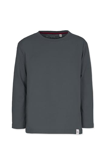 Band of Rascals Kinder Langarmshirt Basic aus Bio-Baumwolle, Dark-Grey, Gr: 98/104 Band of Rascals Kinder Langarmshirt Basic aus Bio-Baumwolle, Dark-Grey, Gr: 98/104 von Band of Rascals