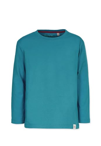 Band of Rascals Kinder Langarmshirt Basic aus Bio-Baumwolle, Petrol, Gr: 122/128 von Band of Rascals