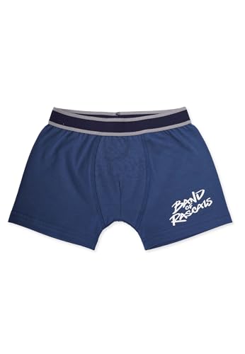 Band of Rascals Kinder Unterhose Signature aus Bio-Baumwolle, Blue-Navy, Gr. 140 von Band of Rascals