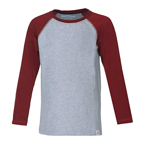 Band of Rascals Kinder Langarmshirt Raglan aus Bio-Baumwolle, Brick-red, Gr: 122/128 von Band of Rascals