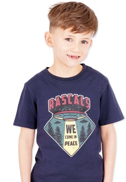 Band of Rascals We Come In Peace T-Shirt von Band of Rascals