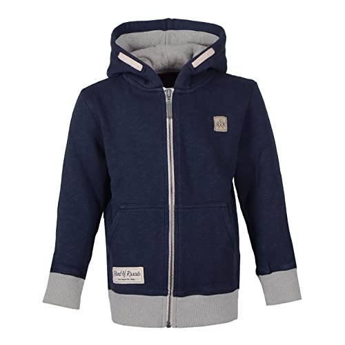 Band of Rascals Kinder Sweatjacke Slub aus Bio-Baumwolle, Navy, Gr. 98/104 von Band of Rascals