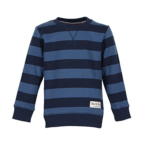 Striped - Jungen Sweatshirt aus 100% Bio-Baumwolle (navy-blue) von Band of Rascals