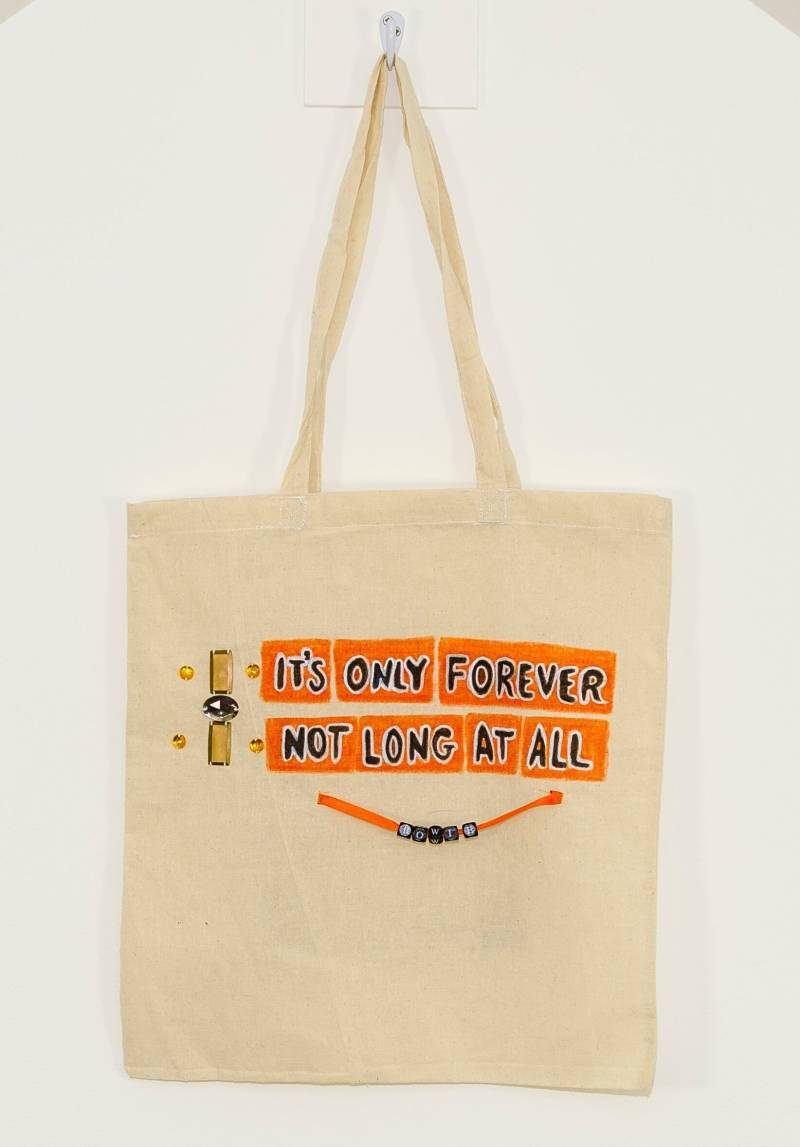 David Bowie Labyrinth Jim Henson Baumwolle Tote/Einkaufstasche Von Hand Genäht Und Bemalt David Bowie Labyrinth Jim Henson Baumwolle Tote/Einkaufstasche Von Hand Genäht Und Bemalt von BandMerchUK