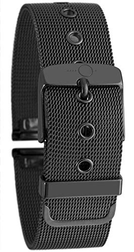 BandOh massives 20mm Edelstahl Milanaise Uhren Armband mit Dornschließe IP Black BandOh massives 20mm Edelstahl Milanaise Uhren Armband mit Dornschließe IP Black von BandOh