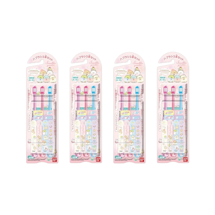 Bandai - Kids Tooth Brush - 3 pcs - Sumikko Gurashi (4ea) Set" von Bandai