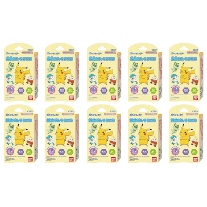 Bandai - Pattern Medicinal Tape - 18 pcs - Pokemon (10ea) Set" von Bandai