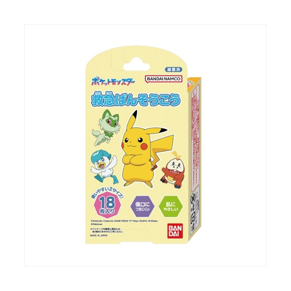 Bandai - Pattern Medicinal Tape - 18 stücke - Pokemon von Bandai
