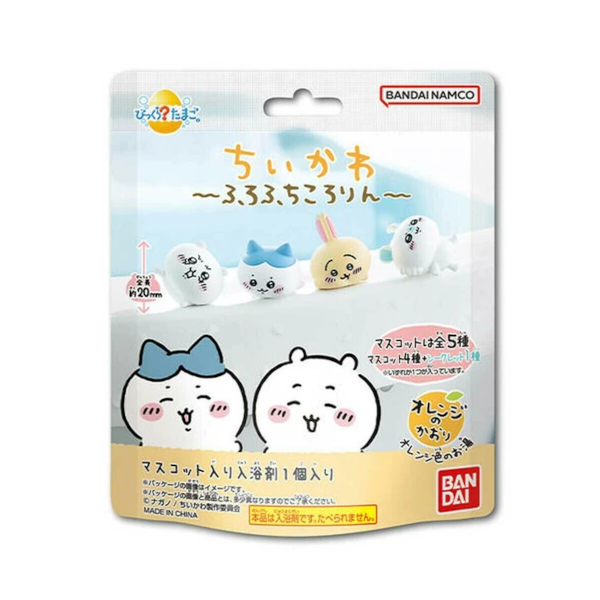 Bandai - Surprise? Chiikawa Bath Rolling Egg Orange Scent - 1 stück von Bandai