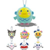 Tamagotchi Uni x Sanrio Characters Mascot Plush Toy Bag Charm / Keyring Cinnamon Moriritchi / Cinnamoroll×Moriritchi (Approx.H110mm) von Bandai