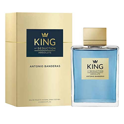 Banderas Perfumes - King of Seduction Absolute - Eau de Toilette Spray für Herren, Holziger Moos-Duft - 200 ml von Banderas