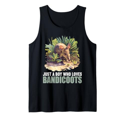 Herren Just a Boy who Loves Bandicoots Bandicoot Nasenbeutler Tank Top von Bandicoot Nasenbeutler Tier Shop
