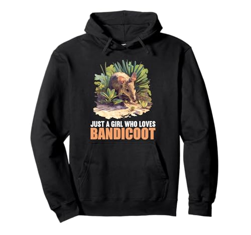 Just a Girl who Loves Bandicoots Bandicoot Nasenbeutler Pullover Hoodie von Bandicoot Nasenbeutler Tier Shop