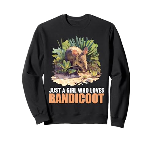 Just a Girl who Loves Bandicoots Bandicoot Nasenbeutler Sweatshirt von Bandicoot Nasenbeutler Tier Shop