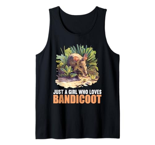 Just a Girl who Loves Bandicoots Bandicoot Nasenbeutler Tank Top von Bandicoot Nasenbeutler Tier Shop