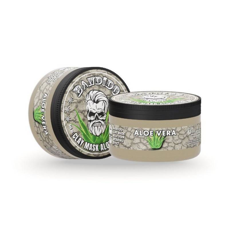 Bandido Gesichtsmaske Bandido Clay Face Mask Aloe Vera Gesichtsmaske 400ml von Bandido
