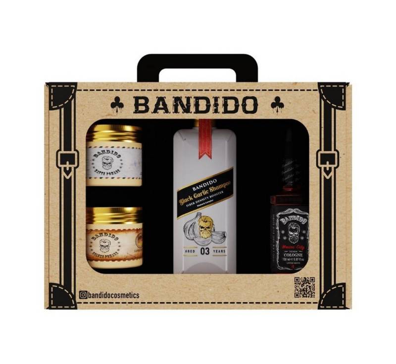 Bandido Haarpflege-Set Bandido Premium Haarpflege Set für Männer, 4-tlg. von Bandido