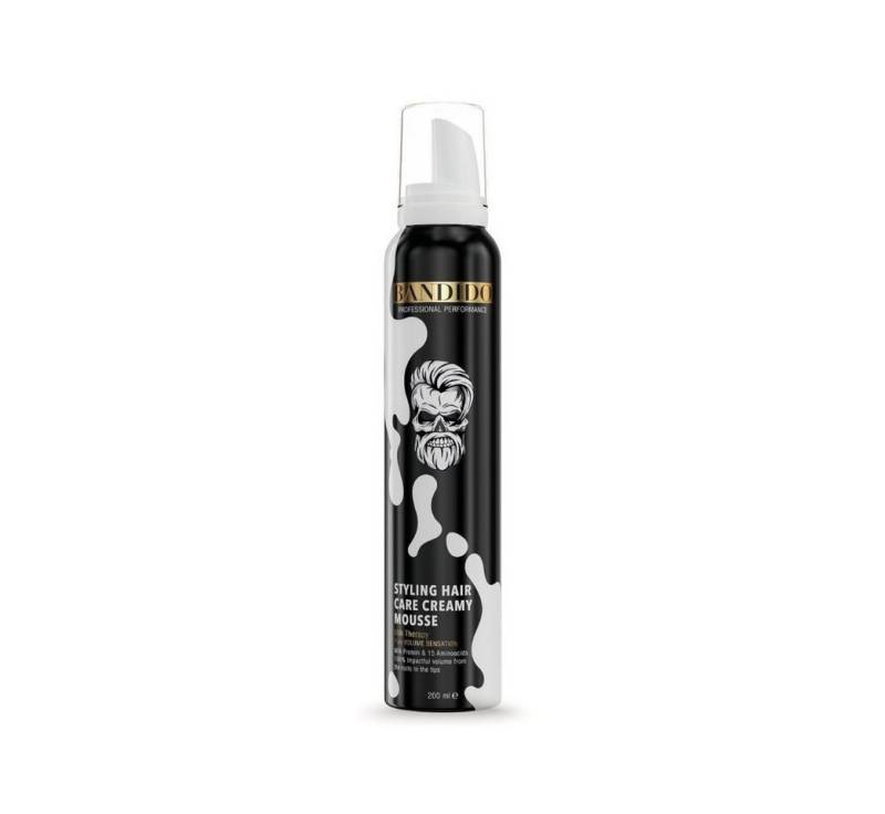 Bandido Haarschaum Bandido Milk Creamy Styling Hair Care Mousse Schaumfestiger 200ml von Bandido
