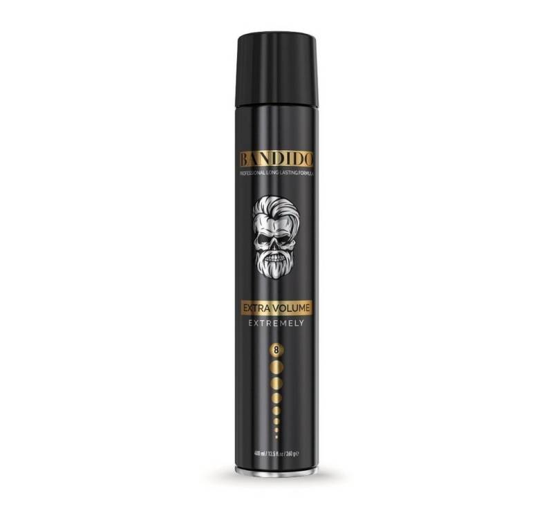 Bandido Haarspray Bandido Hair Spray Haarspray Extra Volume Stark 400ml Black von Bandido