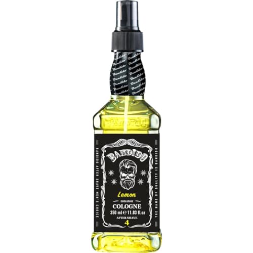 Bandido Aftershave Herren Lemon 350ml Duftwasser Rasierwasser Männer, erfrischt kühlt langanhaltender Duft verhindert Rasurbrand Kolonya Pflege nach der Rasur (Lemon, 350ml) von Bandido