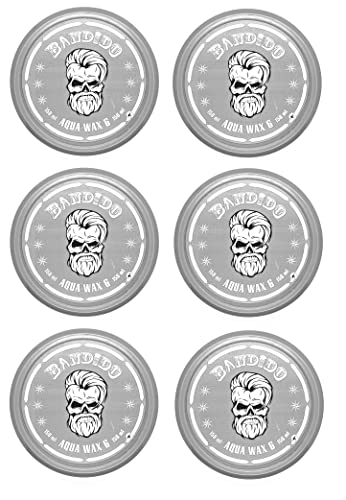 6x Bandido Haar Wax Grau 150ml von Bandido