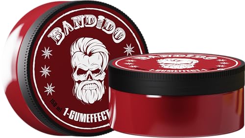 Bandido Hair Styling Gel Men 150ml 01 Gum Effect | Ultra Strong Natural Look | Haargel Herren | Kein Verkleben | wet hair look | Hair Gel gummy Effect | Männer Styling Gel von BANDIDO