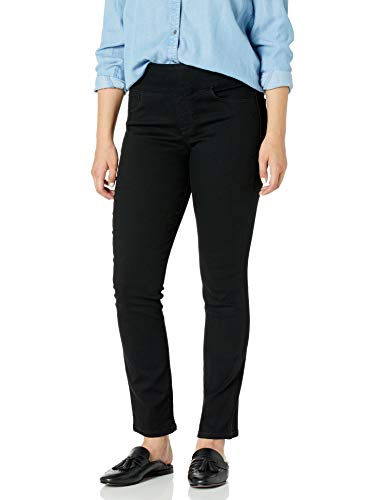 Bandolino Damen Theadora Tummy Contral PO Straight Jeans, Schwarze Spülung, 40 von Bandolino