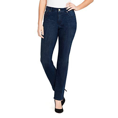 Bandolino Gloria Vanderbilt Damen Mandie Signature Fit 5 High Rise Jeans Regular, Einbruch der Dunkelheit (Night Fall), 44 von Bandolino