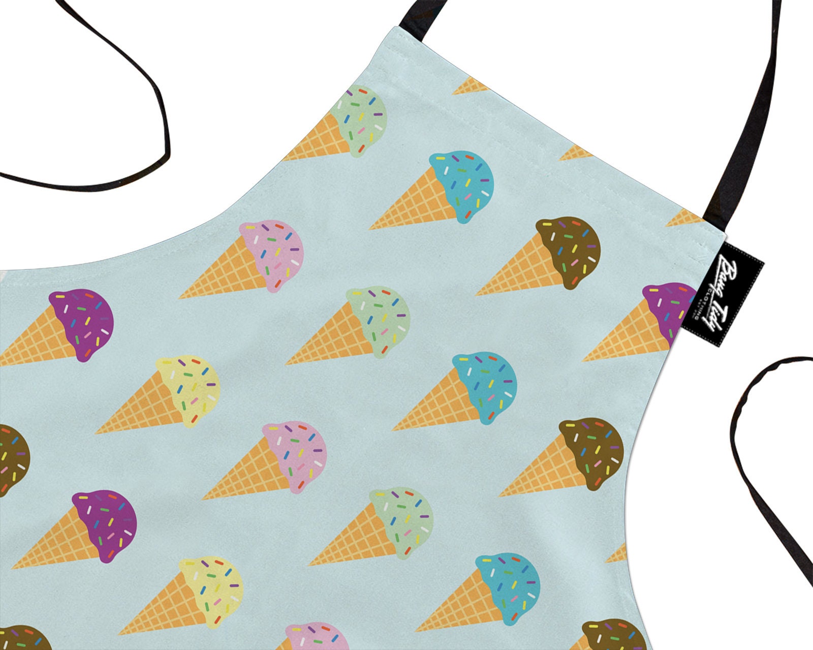 Backschürze Für Damen Back Geschenk Küchenschürze "Eis' von BangTidyClothing