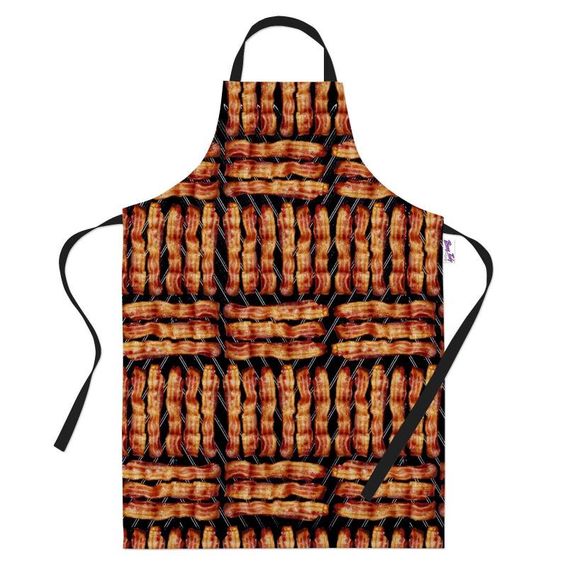 Lustige Backschürze Bacon - Kochgeschenk Für Männer Backgeschenk Voller Grillen Küchenschürze von BangTidyClothing