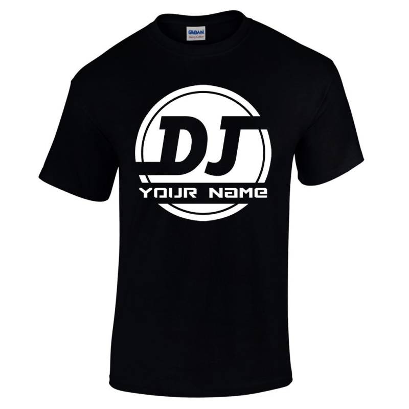 Personalisiertes Dj-T-Shirt Benutzerdefinierte Personalisierte Name Musik Unisex T-Shirt von BangTidyClothing