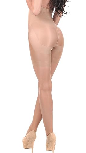 Damen Strumpfhose Mieder Push Up Shapewear Stützfunktion mit hoher Taille und Bauchweg Effekt haut XL von Bangla